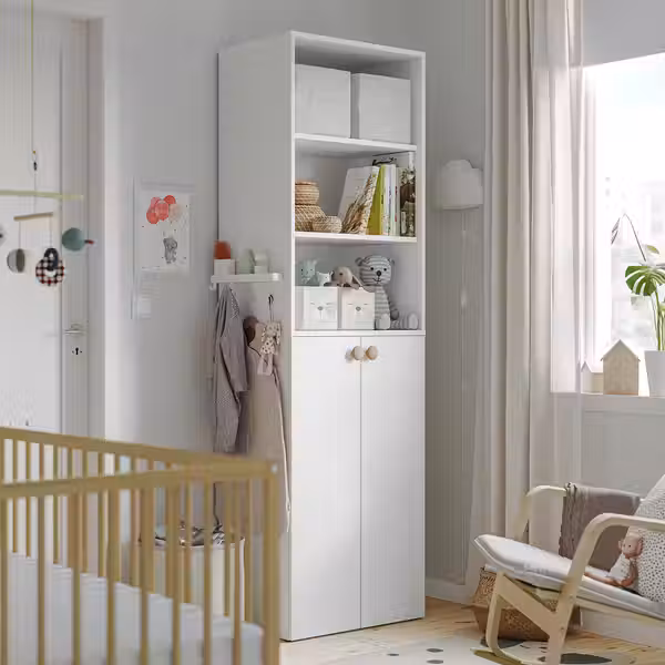 LASTARE ЛАСТАРЕ Гардероб, комбинация - белый 60x42x200 см - фото 2