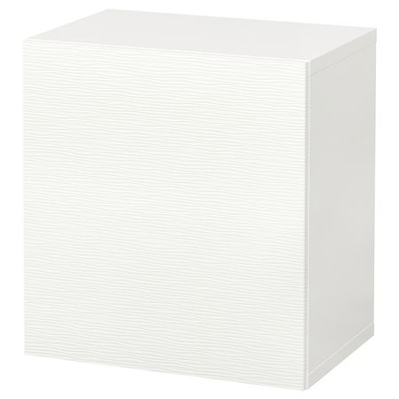 BESTÅ Комбинация настенных шкафов - белый/Laxviken белый 60x42x64 см
