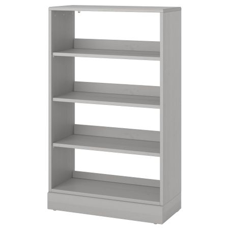 Стеллаж с цоколем, 81x37x134 см, серый IKEA HAVSTA ХАВСТА 492.750.88