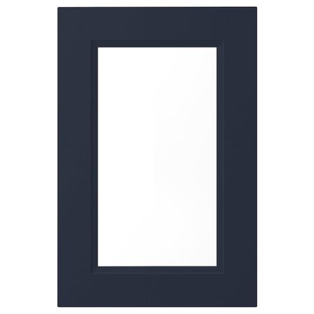 Стеклянная дверь, матовая поверхность синий 40x60 см IKEA AXSTAD АКСТАД 404.912.37