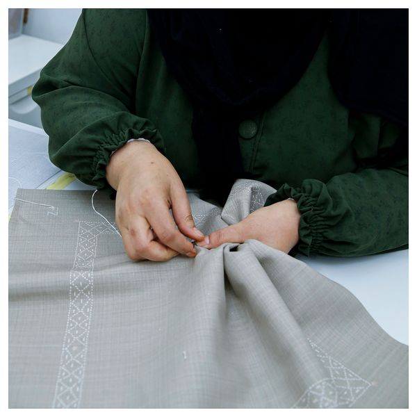 Чехол на подушку, бежевый, цветок, 50x50 см IKEA ÅKERNEJLIKA 705.772.01 - фото 6