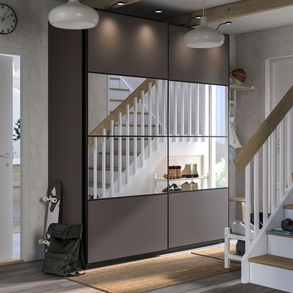 Гардероб, комбинация IKEA PAX ПАКС, MEHAMN МЕХАМН, AULI АУЛИ 894.329.77 - фото 4