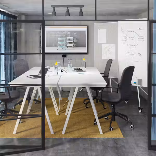 LÅNGFJÄLL Рабочий стул с подлокотниками - фото 4