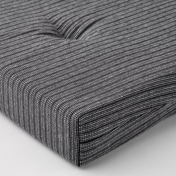 JUSTINA Подушка на стул - чёрный 42/35x40x4 см - фото 4