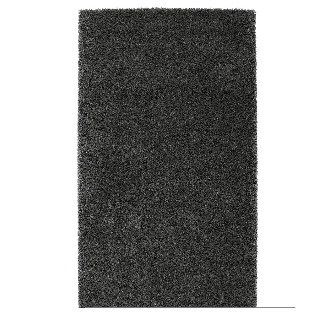 Ковер, длинный ворс, темно-серый 80x150 см IKEA ОДУМ 903.710.01 - фото 1