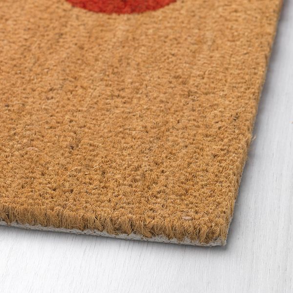 Придверный коврик, неокрашенный, красный 40x60 см IKEA ВЕЙРС 103.924.46 - схема-чертеж с размерами