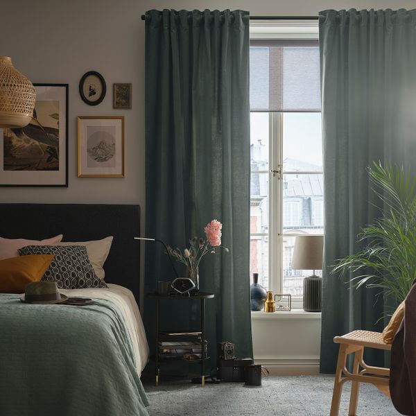 Рулонная штора, беспроводная/с батарейным питанием серый 120x195 см IKEA KADRILJ КАДРИЛЬ 204.081.21 - фото 2