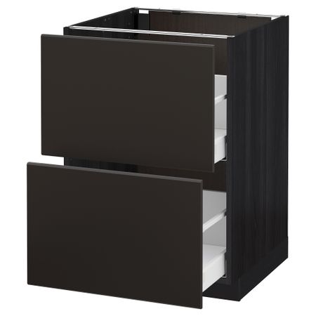 Напольный шкаф 2 форнтальных, 2 высоких ящик, 60x60 cm IKEA METOD МЕТОД, MAXIMERA МАКСИМЕРА 192.124.22
