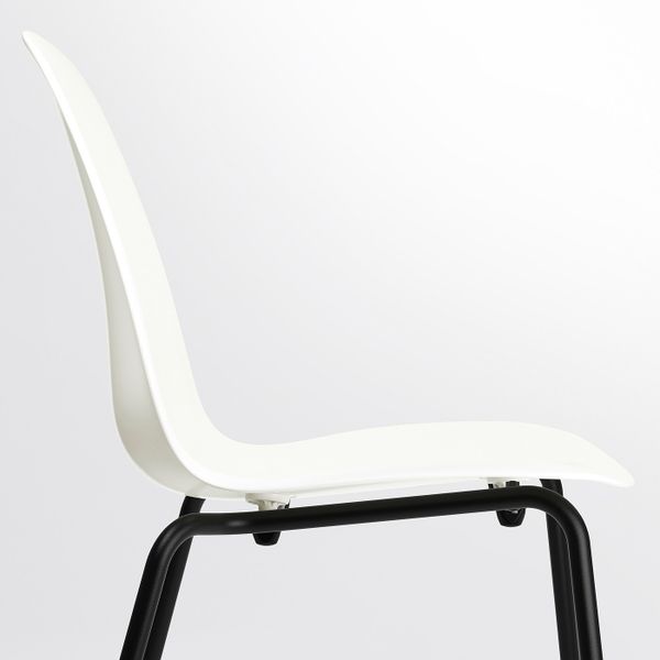 Стул, белый/Брур-Инге черный IKEA LEIFARNE ЛЕЙФ-АРНЕ 192.272.73 - схема-чертеж с размерами