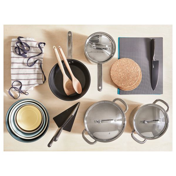 Кастрюля с крышкой, нержавеющая сталь 3.0 л IKEA IKEA 365+ ИКЕА/365+ 404.842.46 - схема-чертеж с размерами