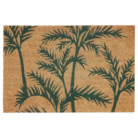 Придверный коврик для дома, зеленый пальма/неокрашенный 40x60 см IKEA СОММАР 2020 704.648.50