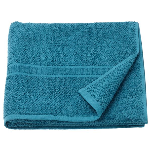 Банное полотенце ФРЭЙЕН, зелено-синий - фото 1