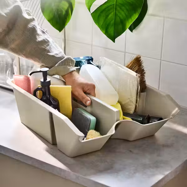 SORTERA Вставка с отделениями - бежевый 38x45x14 см - фото 4