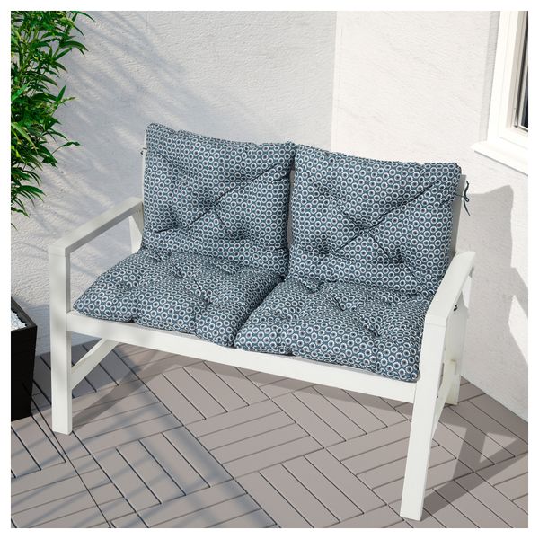 Садовая скамья со спинкой ЭПЛАРО, белый - фото 6