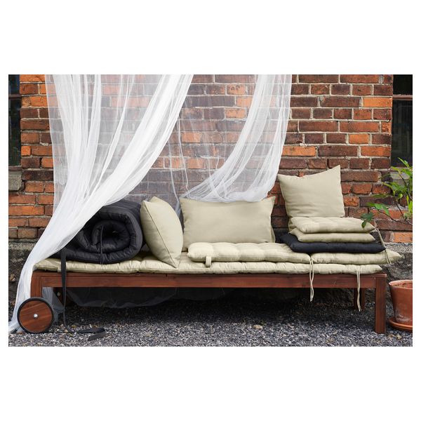 Подстилка на шезлонг ХОЛЛО, бежевый (190x60 см) - схема-чертеж с размерами