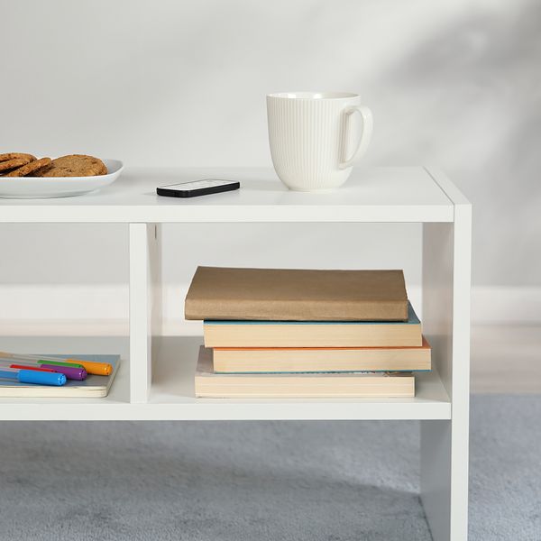 Придиванный столик, белый, 61x30 см IKEA BRUKSVARA 505.756.08 - фото 6