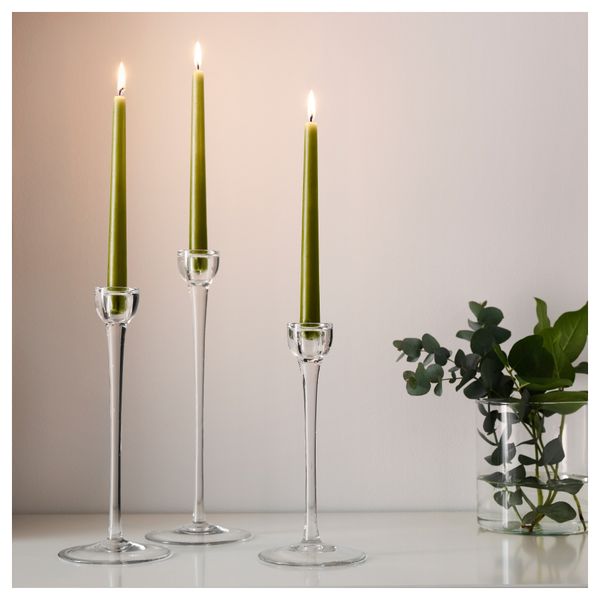 Неароматическая свеча ОФТА, зеленый (23 см) - фото 2