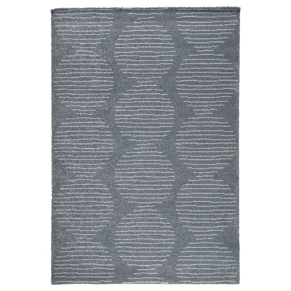 Ковер, длинный ворс ЛИЛЛЕРЭД, серый (160x230 см) - фото 1