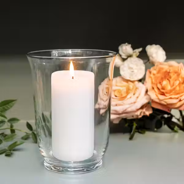 POMP Ваза/фонарь - прозрачное стекло 18 см - фото 4