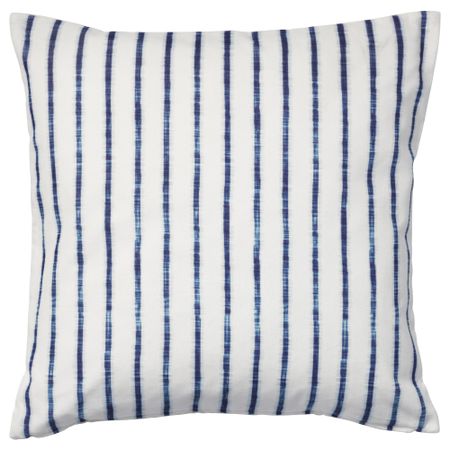 Чехол на подушку СОММАР 2016, белый, синий полоска (50x50 см)