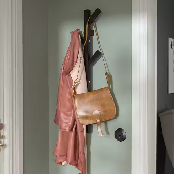 TJUSIG Вешалка - чёрный 78 см - схема-чертеж с размерами