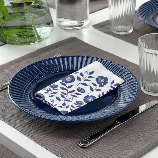 Салфетка бумажная, разные цвета 33x33 см IKEA ROSENHÄTTA РОЗЕНХЭТТА 504.812.85 - фото 7