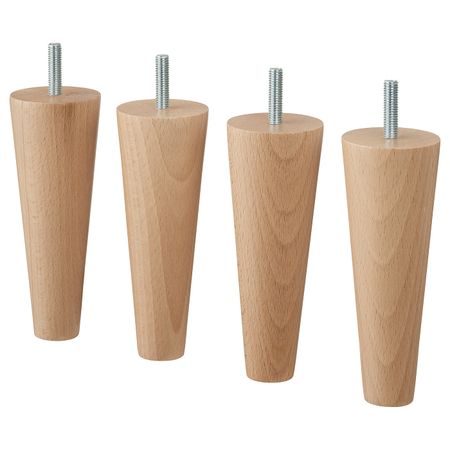 Ножки для/табурета для ног, бук IKEA STRANDMON СТРАНДМОН 805.156.46