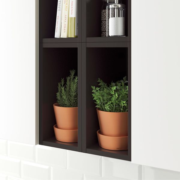 Открытый шкаф, антрацит 20x37x40 см IKEA TUTEMO ТУТЕМО 203.514.88 - фото 2