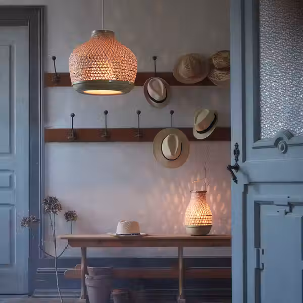 MISTERHULT Подвесной светильник - бамбук/ручная работа 45 см - фото 6