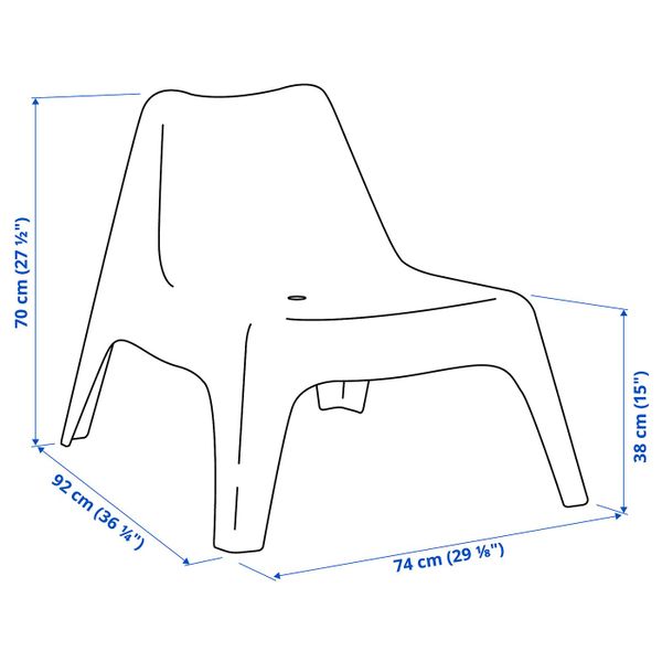 IKEA в интерьере - схема-чертеж с размерами