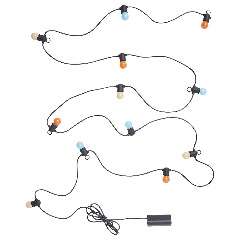 Гирлянда, 12 светодиодов, с батарейным питанием/для сада разноцветный IKEA SOLVINDEN СОЛВИДЕН 304.870.14 - фото 1