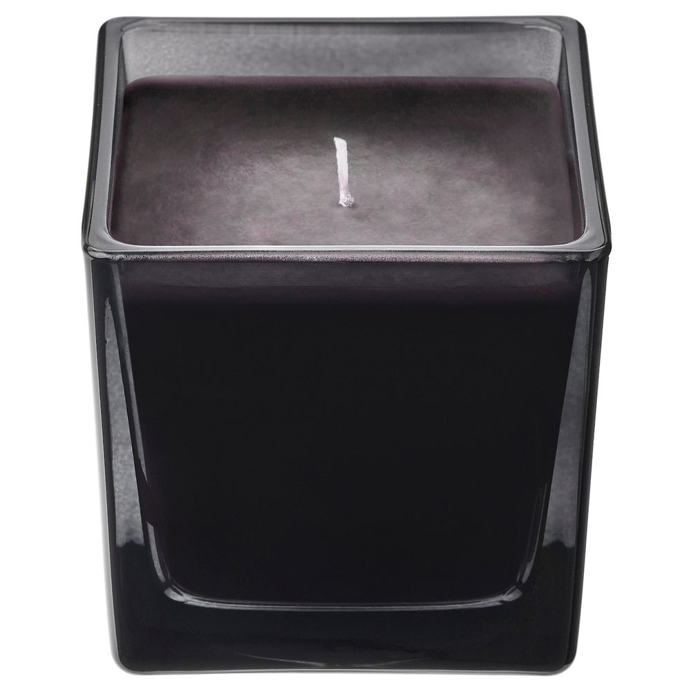 Ароматическая свеча в стакане, сосна/черный 8 см IKEA FRAMFÄRD ФРАМФЭРД 704.967.90 - фото 1