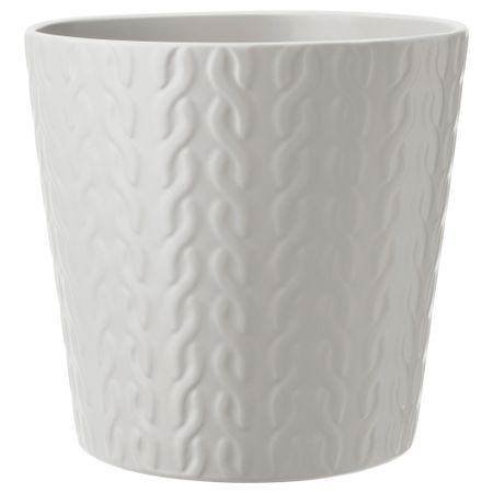 Кашпо ВИНТЕР 2017, светло-серый (12 см)
