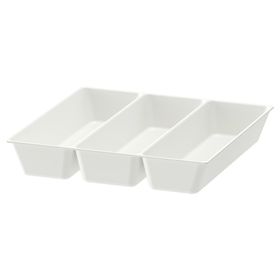 UPPDATERA Лоток для столовых приборов - белый 32x31 см