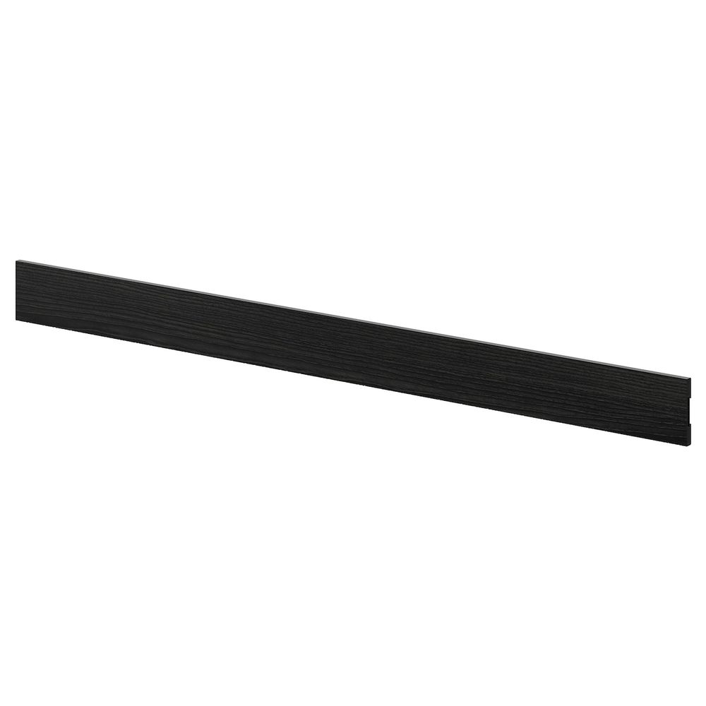 Цоколь, под дерево черный 220x8 см IKEA ТИНГСРИД 603.673.07 - фото 1