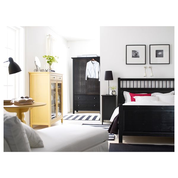 Основание настольной лампы ХЕММА, черный - схема-чертеж с размерами