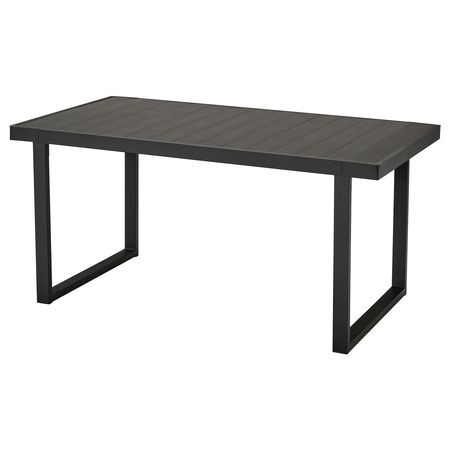 VÄRMANSÖ Садовый стол - темно-серый 161x93 см