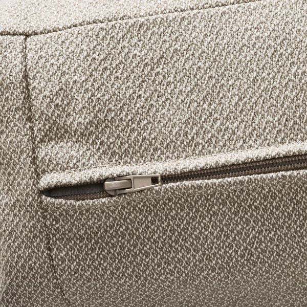 Диван-кровать с козеткой, Хильте бежевый IKEA БАККАБРУ 792.407.14 - схема-чертеж с размерами