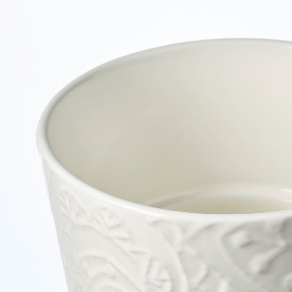 Кашпо, белый, 12 см IKEA ВИНТЕРФЕСТ 604.328.74 - схема-чертеж с размерами