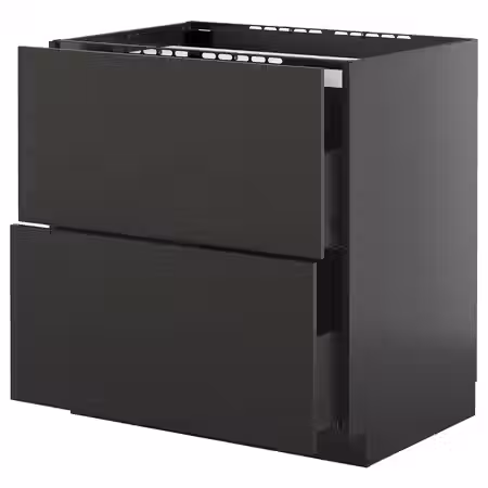 METOD / KNIVSHULT Шкаф д/варочной панели/2фасада/2ящ