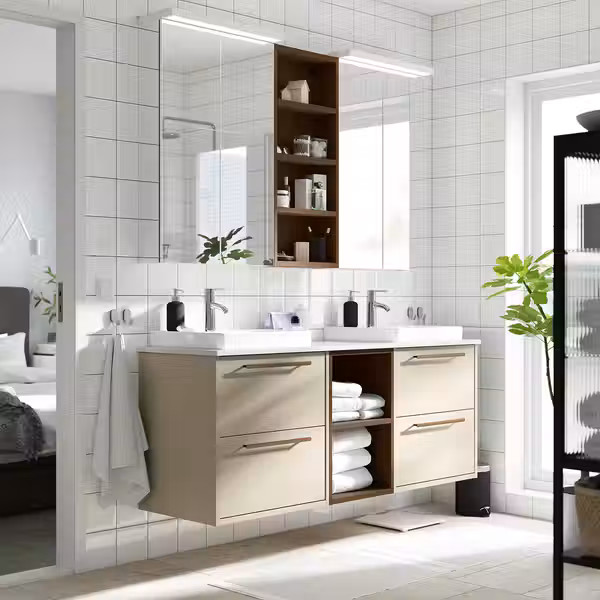 HAVBÄCK / ORRSJÖN ОРРШЁН Шкаф п-раковину/раковины/смесители - фото 2