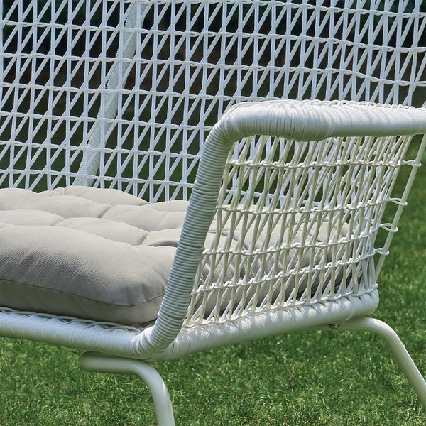 4-местный комплект садовой мебели, белый, Kuddarna серый IKEA HÖGSTEN ХЭГСТЕН 594.282.36 - фото 3