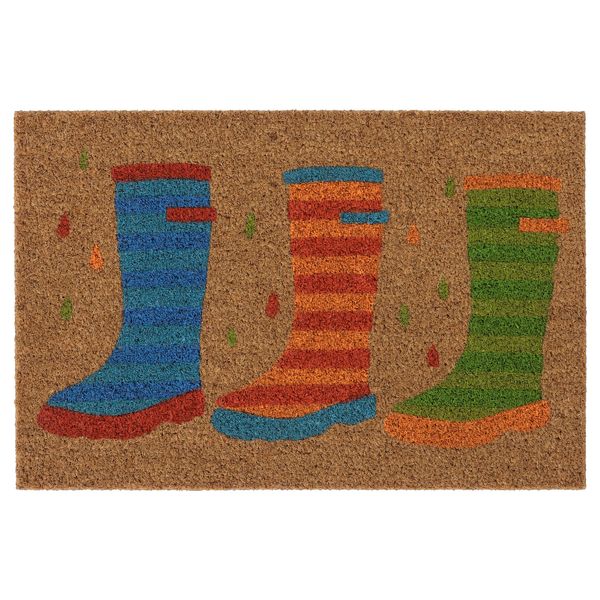 Придверный коврик, 40x60 см, разноцветный IKEA JÖRLUNDE 005.048.16 - фото 1