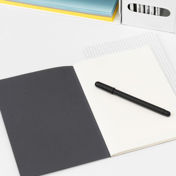 Книжка для записей, черный 21x15 см IKEA FULLFÖLJA ФУЛЛФОЛЬЯ 704.282.68 - фото 2