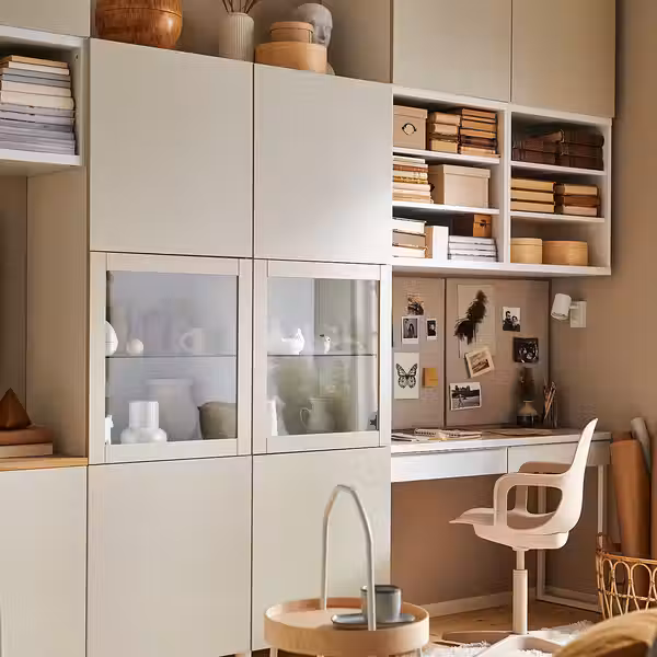 BESTÅ Комбинация д/хранения+стекл дверц - фото 5