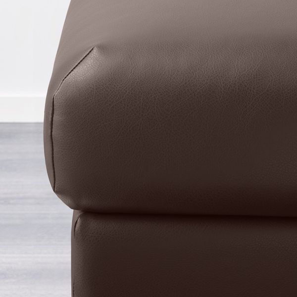 Табурет для ног с ящик для/хрн, Фарста темно-коричневый IKEA ВИМЛЕ 703.593.16 - схема-чертеж с размерами