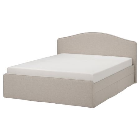 Каркас кровати с обивкой IKEA RAMNEFHATTEFJÄLL ХАТТЕФЬЕЛЛЬ 895.527.57