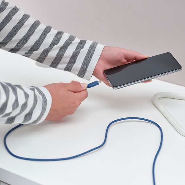 Кабель USB-C–USB-C, синий, 1 м IKEA SITTBRUNN 305.466.50 - фото 3