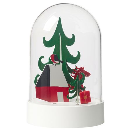 Светодиодная настольная лампа, клош, лес с батарейным питанием IKEA STRÅLA СТРОЛА 205.629.33