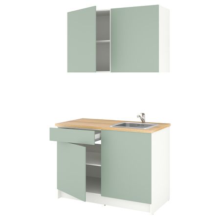 Кухня, серо-зеленый 120x61x220 см IKEA KNOXHULT КНОКСХУЛЬТ 994.143.60